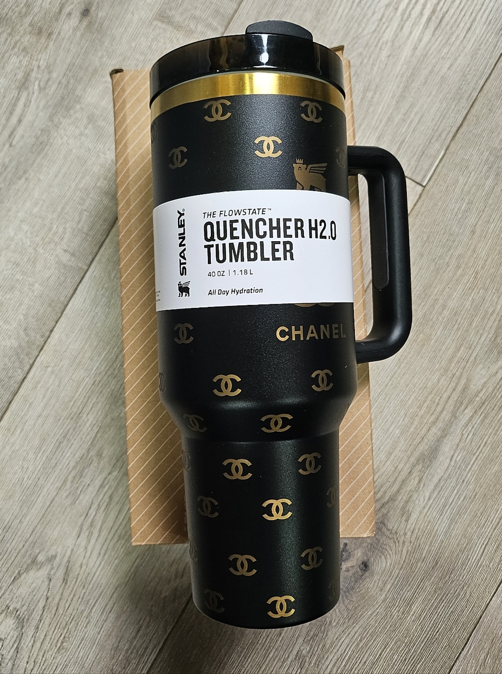 Chanel Stanley 40 oz Quencher H2.0 Tumbler